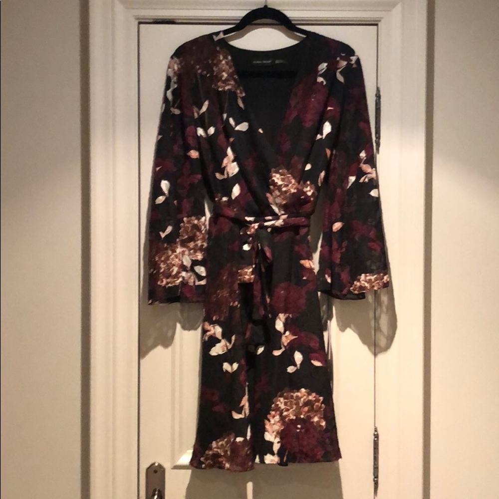 Faux wrap dress